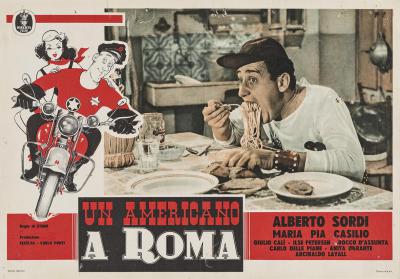 locandina del film un americano a roma
